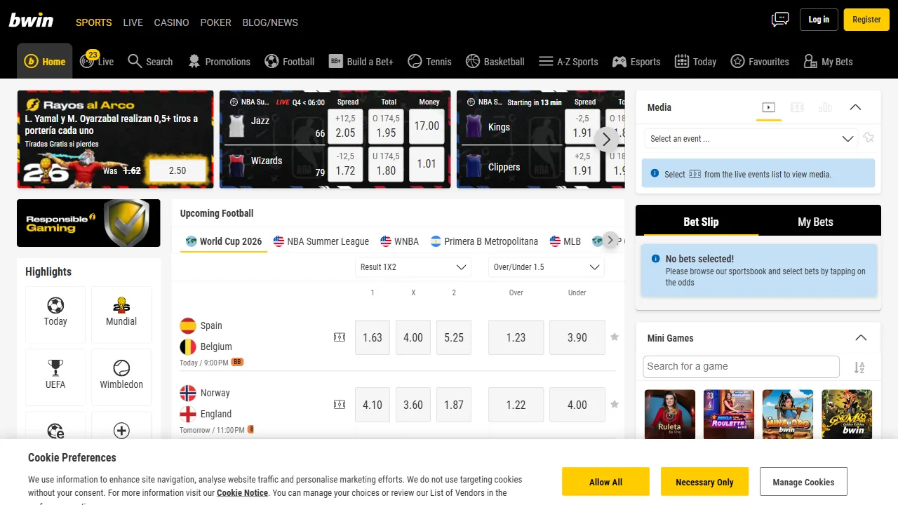 Bwin — casa de apuestas